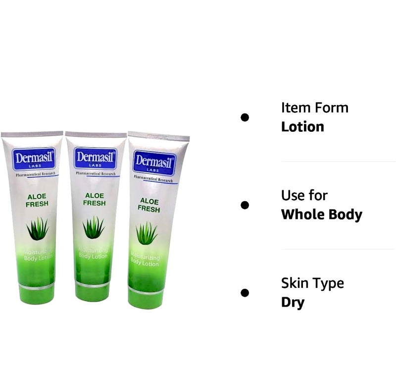 Dermasil Aloe Fresh Moisturizing Body Lotion - Image 3