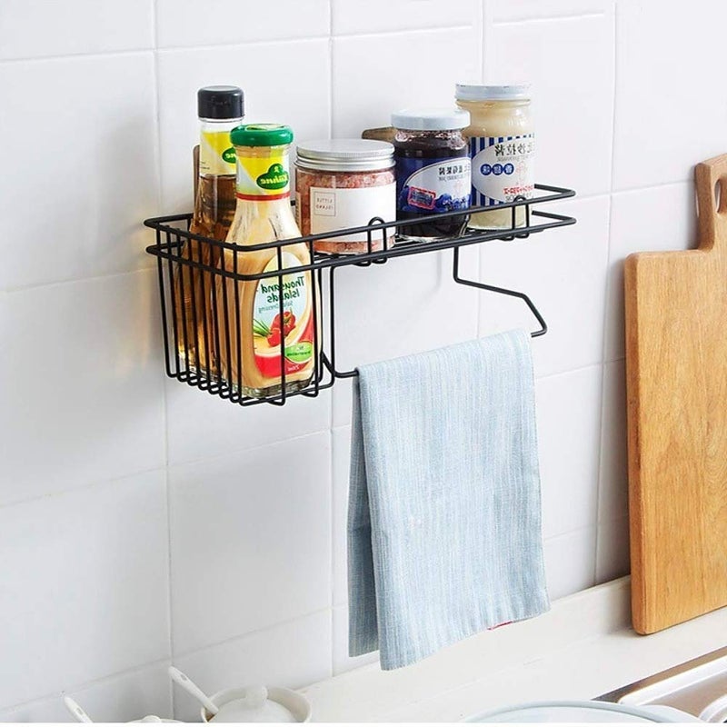 Dayish SelfAdhesive Metal Bathroom Corner Rack Storage Shelves Bathroom Storage Rack Corner Bathroom Corner Shelf Organizer Storage Bathroom ShelfShelves Corner - Image 5