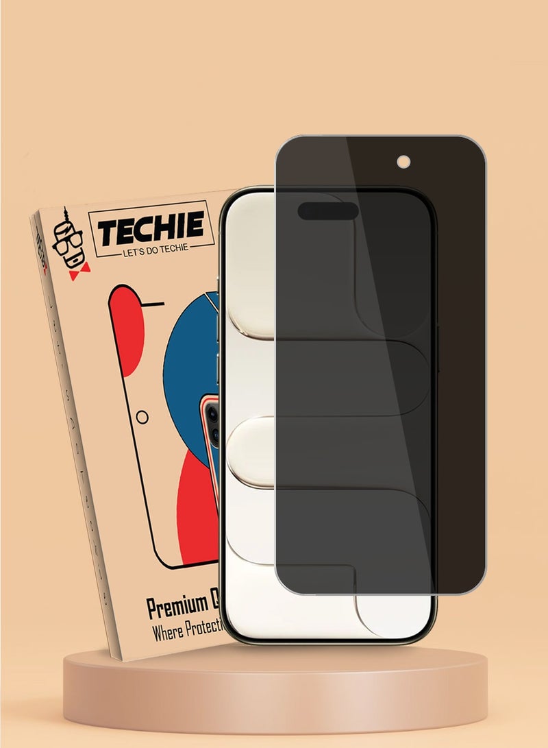 Techie iPhone 17 Air Privacy Tempered Glass Screen Protector - Image 1