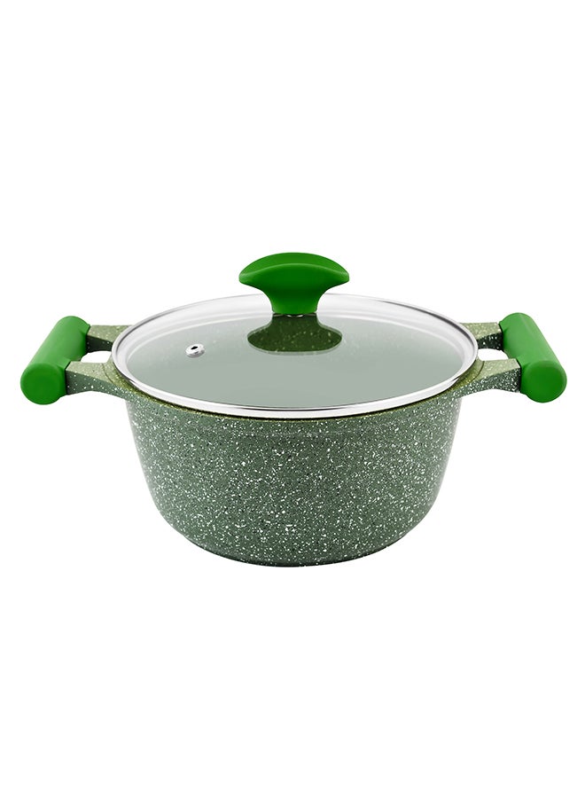 Prestige 7-Piece Granite Non-Stick Aluminium Essentials Cookware Set Green - Image 2