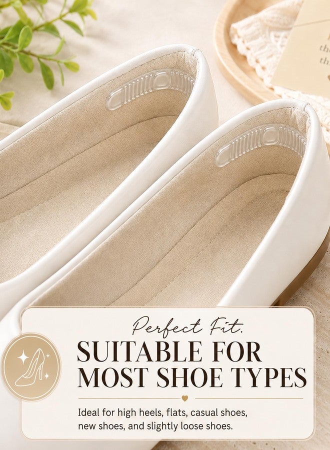 Vihaanta 16PCS Shoes Bite Protector for Women, Soft Steps Heel Protector for Women, Comfortable Foot Cushions, Reusable Gel Pads, Pack of 16 Heel Protectors for Daily Use - Image 5