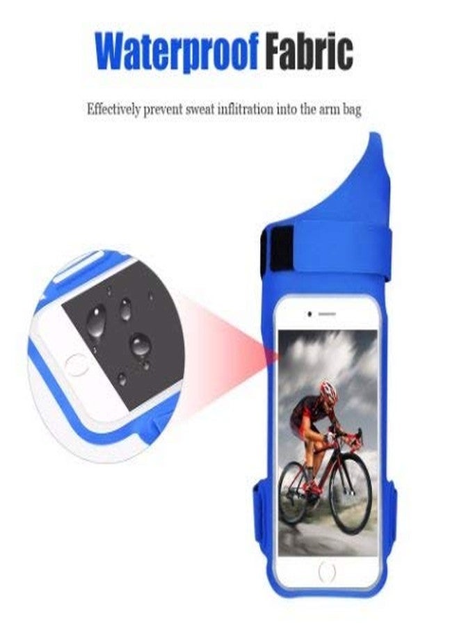 JERN Universal 4-6" Waterproof Running Riding Armband Bag Sports Thumb Arm Wrist Band (Pink) - Image 4