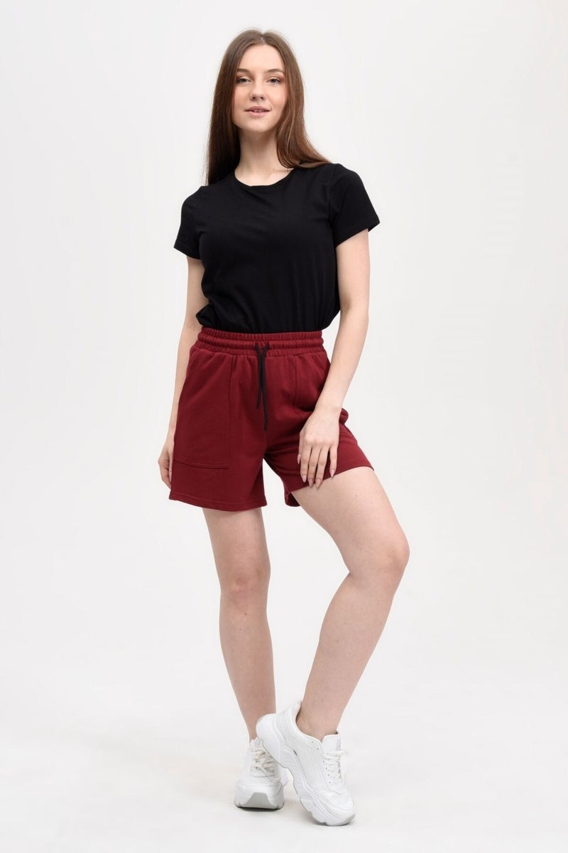 Defy's Women's Shorts Claret Red - Xxl  - Image 2