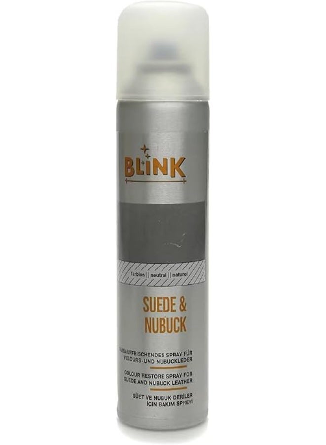 BLINK Suede & Nubuck Color Restore Spray – Neutral/Natural | Revives Faded Suede & Nubuck Leather - Image 1