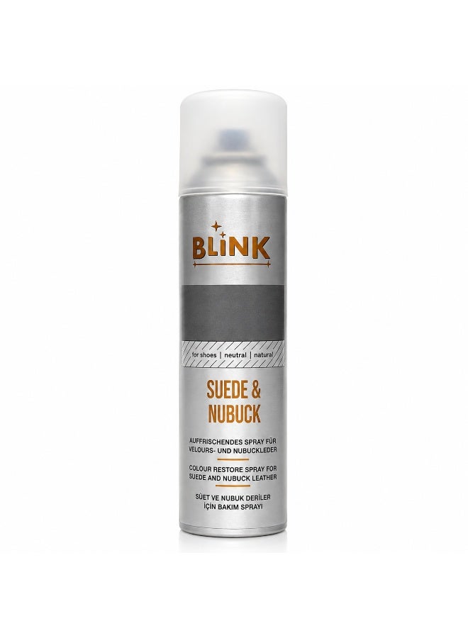 BLINK Suede & Nubuck Color Restore Spray – Neutral/Natural | Revives Faded Suede & Nubuck Leather - Image 1