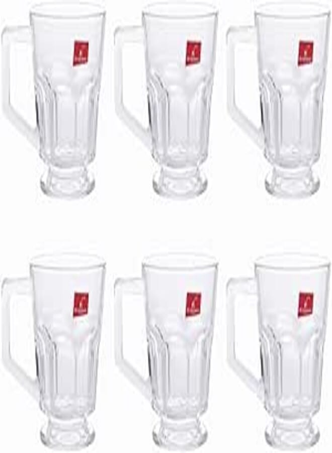 Blinkmax Blink Max brand cup set, pure glass, set of 6 pieces, code: B117