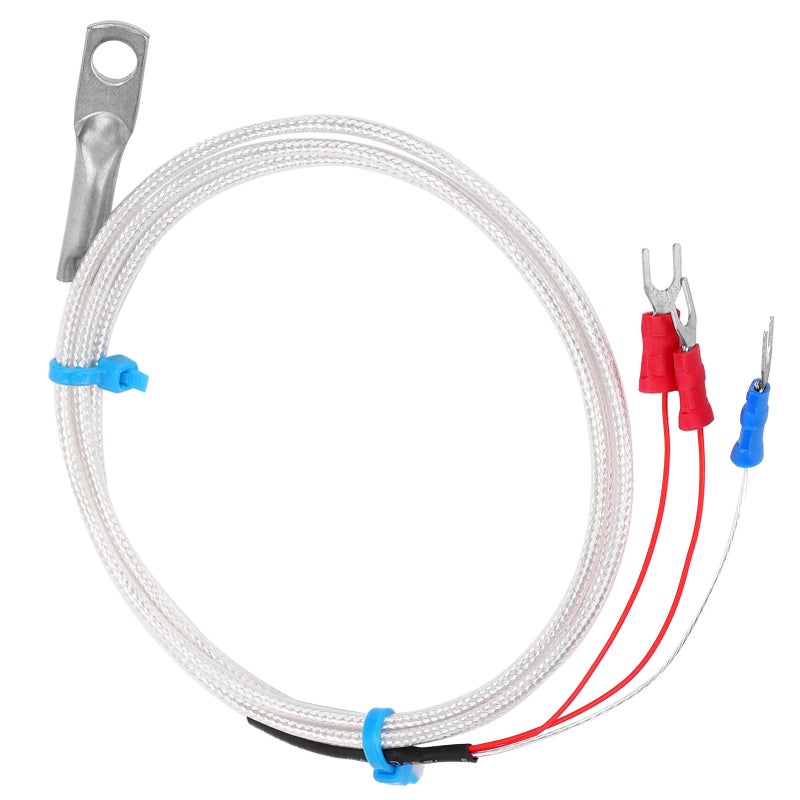Temperature Sensor Probe PT100 Thermistor Temperature Measuring Probe Round Hole Patch Type2m - Image 5