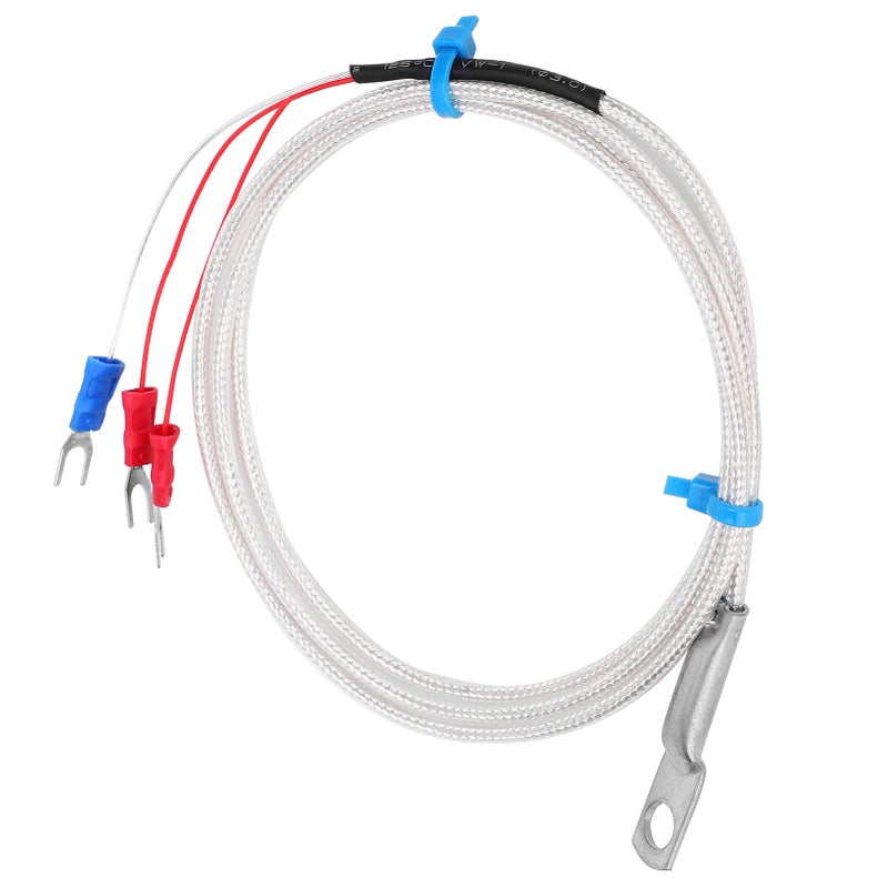 Temperature Sensor Probe PT100 Thermistor Temperature Measuring Probe Round Hole Patch Type2m - Image 3