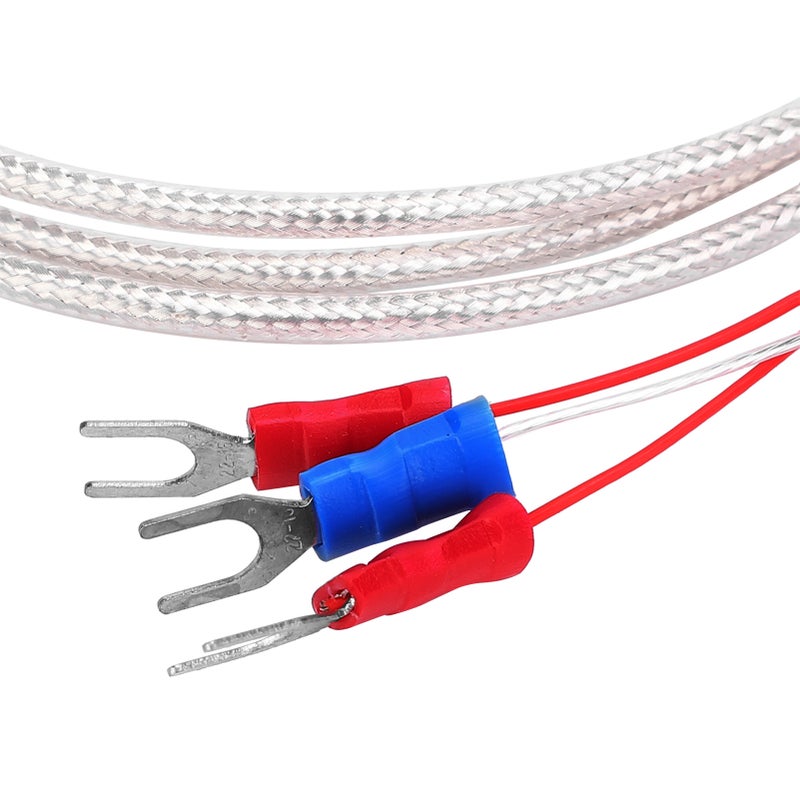 Temperature Sensor Probe PT100 Thermistor Temperature Measuring Probe Round Hole Patch Type2m - Image 1