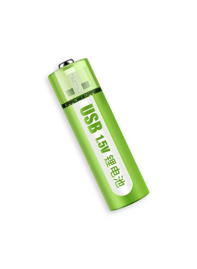 4 Pcs USB AA battery 1.2V 1800 Mah Rechargeable Battery Constant Voltage Output and Rapid Charging Capability LED Charging Indicator Light  - Image 2