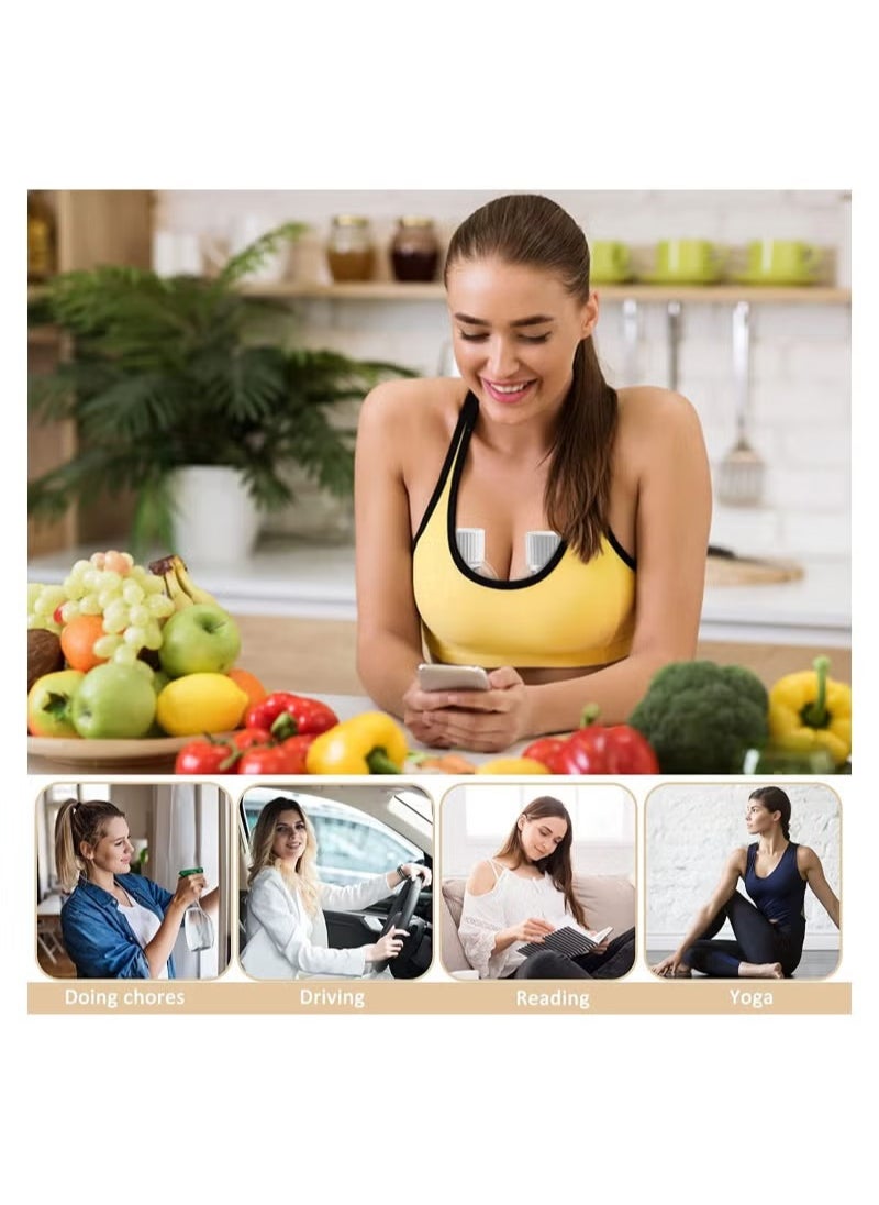 MIXDE Breast Pump, Wearable Breast Pump, Portable Hands-Free Electric Breast Pump 3 Modes 9 Levels Low Noise Large LCD with Timer Memory Backlight Function Rechargeable  - Image 2
