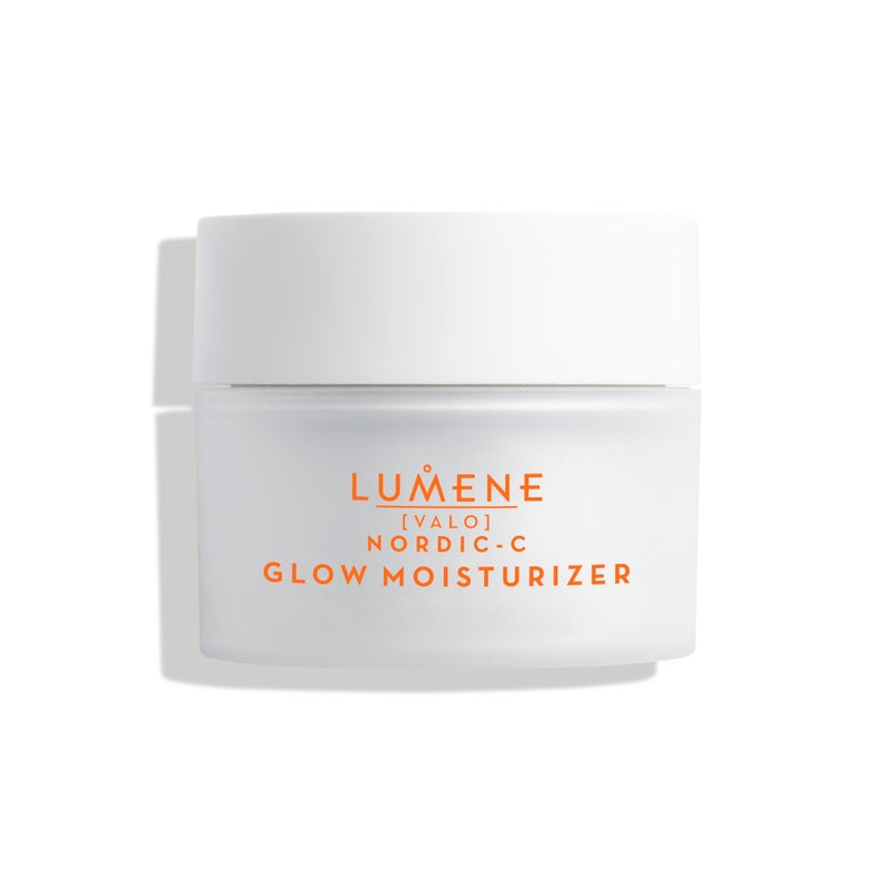 Lumene Nordic-C [Valo] Glow Moisturizer - Radiance Boosting Facial Moisturizer for Dry Skin - Enriched with Hyaluronic Acid & Vitamin C to Visibly Brighten + Plump Skin - 100% Vegan Skin Care (50 ml) - Image 1