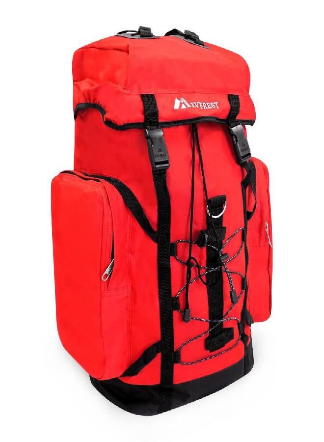 Everest Everest Hiking Pack, Red, One Size - Image 4