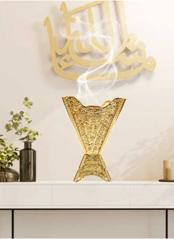 Bakhoor BoSidin Big size Luxurious Bakhoor Burner 28cm Tall Censer Incense Mabkhara for Halls, Houses, and Mosque  - Image 5