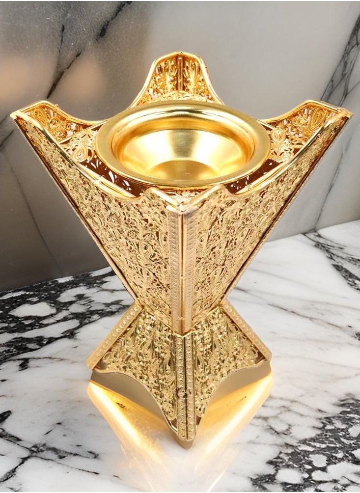 Bakhoor BoSidin Big size Luxurious Bakhoor Burner 28cm Tall Censer Incense Mabkhara for Halls, Houses, and Mosque  - Image 4