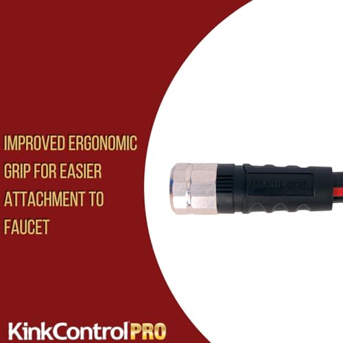 Teknor Apex خرطوم حديقة كينك كنترول برو، خرطوم ماء بمقاومة فائقة للأشعة فوق البنفسجية، مقبض مريح، قوة انفجار عالية، تقنية الإطار الثلاثي لمقاومة الكينك، 50 قدم - Image 3