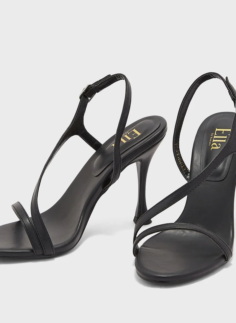 ELLA Round Toe Asymetric Sandal