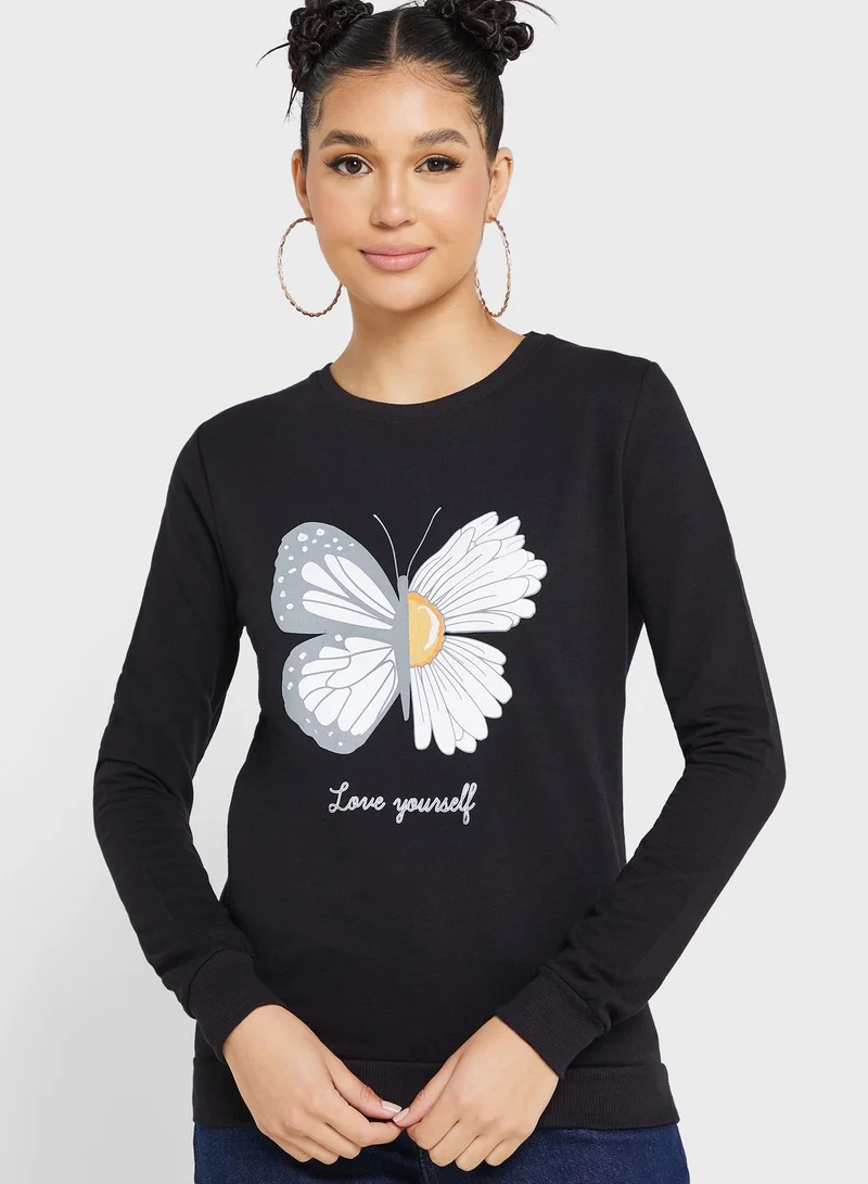 Ginger Graphic Sweatshirt