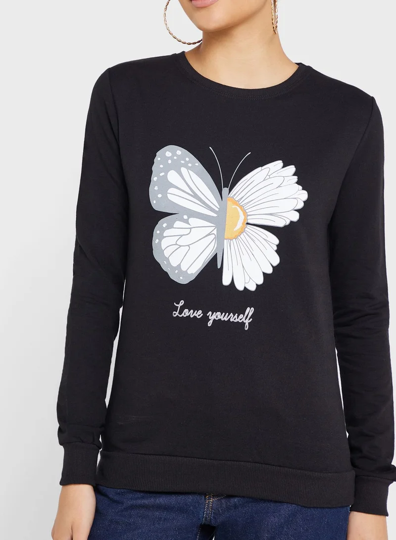Ginger Graphic Sweatshirt