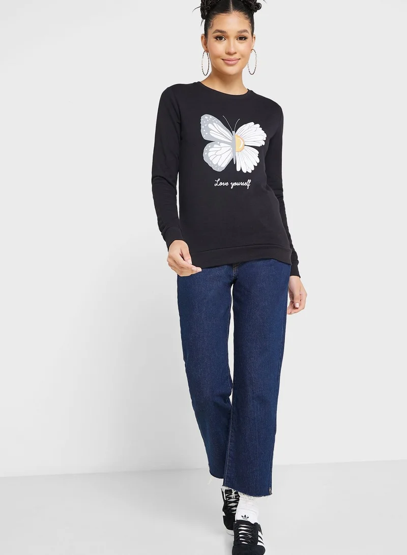 Ginger Graphic Sweatshirt