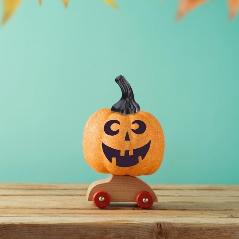 DIY Pumpkin Craft Handle Accessory Faux Pumpkin Decor 30Pcs Size M Festival - Image 5