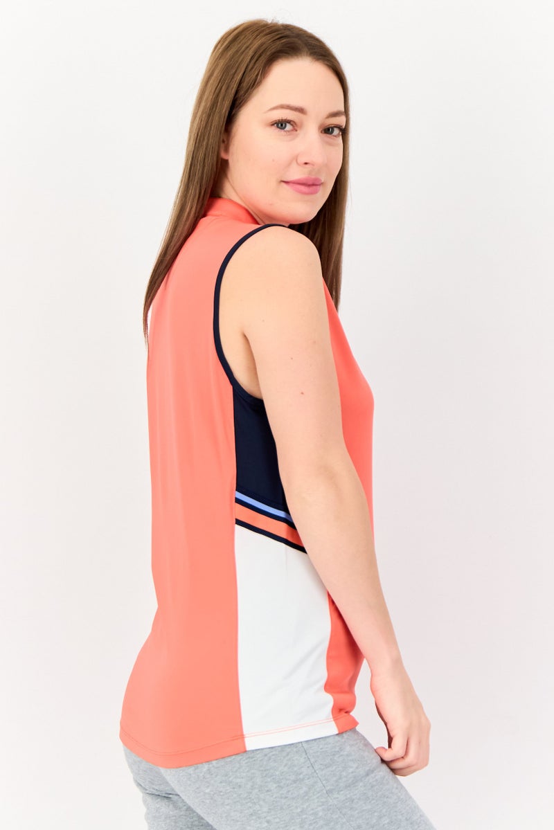 Greg Norman Women Sportswear Fit Solid Sleeveless Outdoor Tank Top,Multicolor - Image 3