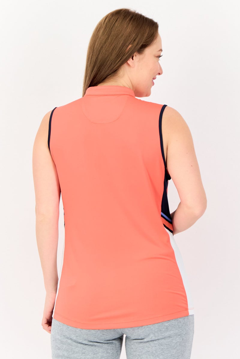 Greg Norman Women Sportswear Fit Solid Sleeveless Outdoor Tank Top,Multicolor - Image 4