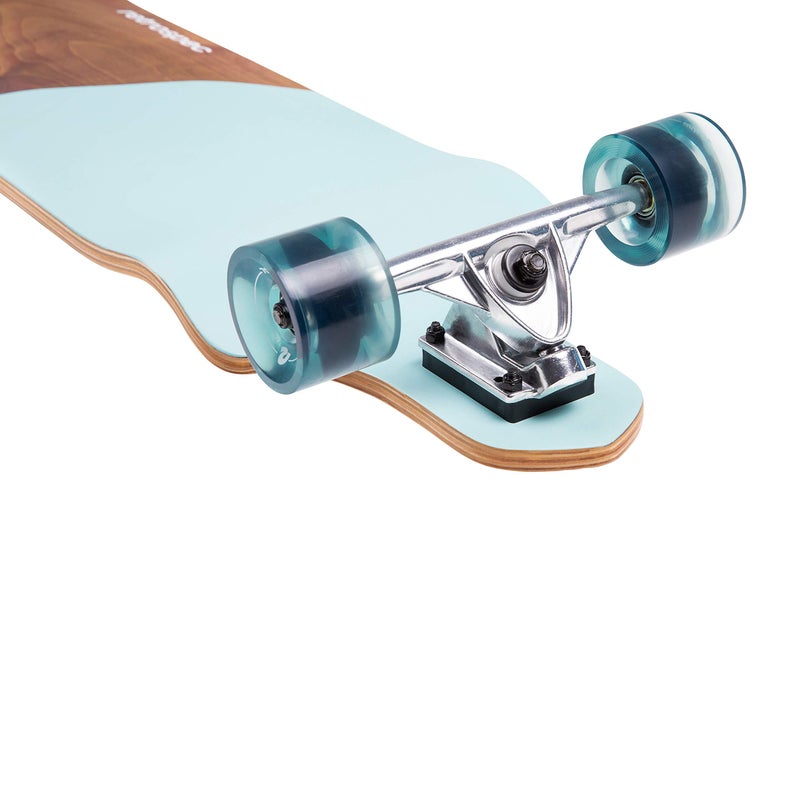 Retrospec Tidal Drop Down Longboard - 41in Adult Skateboard with 9-Ply Canadian Maple Deck, ABEC-9 Bearings & 85A PU Wheels for Cruising & Downhill - Extra Wide Stable Design - Image 4