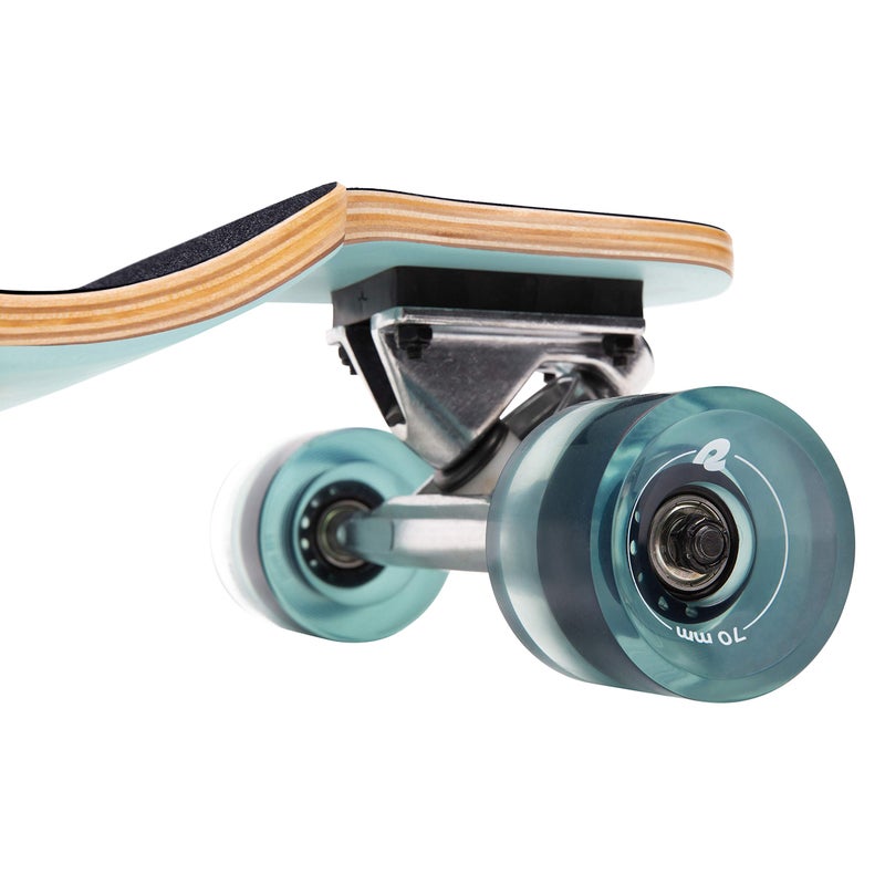 Retrospec Tidal Drop Down Longboard - 41in Adult Skateboard with 9-Ply Canadian Maple Deck, ABEC-9 Bearings & 85A PU Wheels for Cruising & Downhill - Extra Wide Stable Design - Image 3