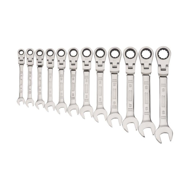 DEWALT DEWALT Ratcheting Wrench Set, MM, Flexible, 12-Piece (12PC), One Size 