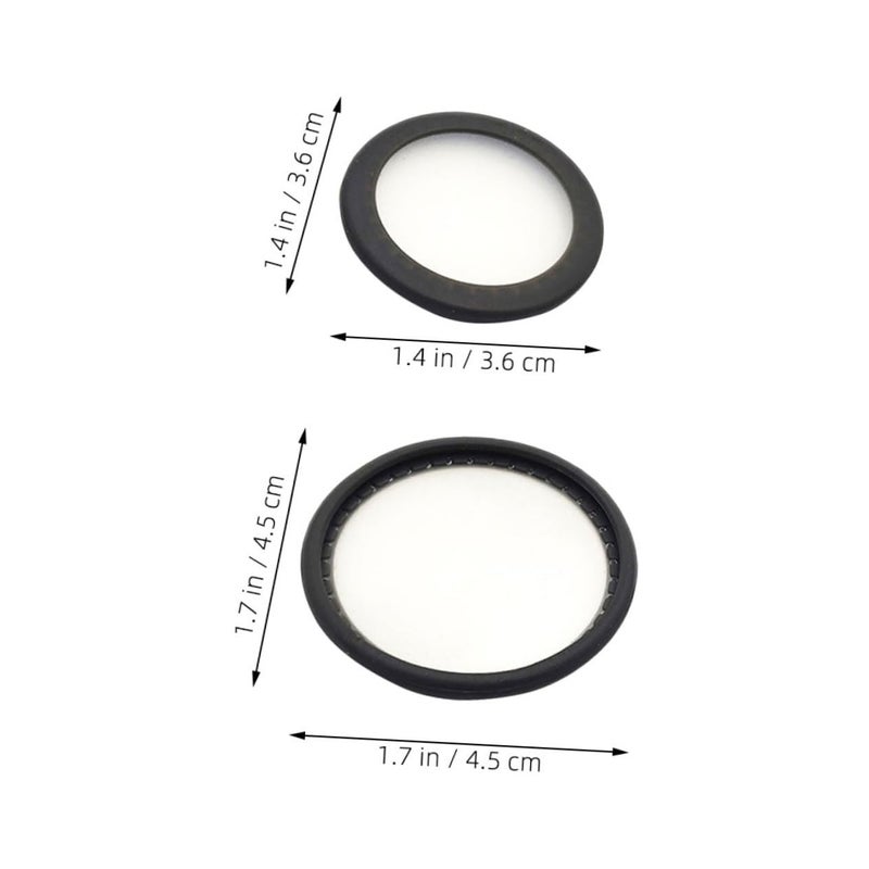 2 Sets Stethoscope Diaphragm Replacement Covers Cardiology Parts Clear Color - Image 3