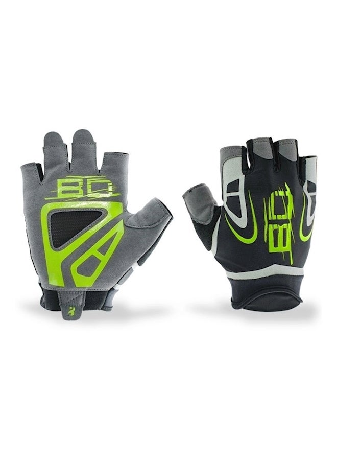 BOODUN Wear-Resistant Half Finger Sports Gloves L - Image 1