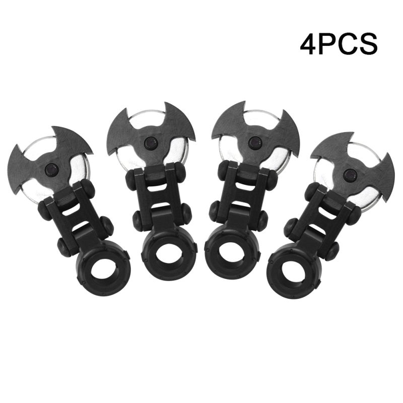 Invisible Body Mount RC Car Mount Magnetic Body Post Alloy Car Bracket Stealth Mount Kit for 1/10 RC Drift Car Traxxas HSP Redcat Tamiya Axial SCX10 Black - Image 1