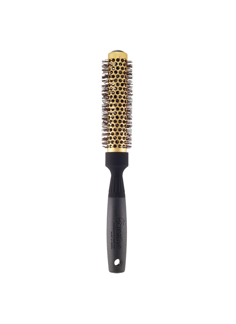 Creative Creative Hair Brushes Gold Nano Ceramic 6 Inch Long Barrel Ion Wavy Bristles 