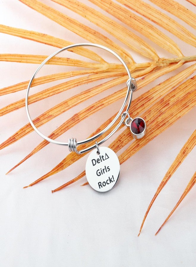 AKTAP D Bracelet DS Sorority Jewelry G Rock Greek Sorority Women Gift (D Bracelet) - Image 3