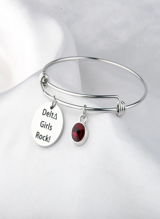 AKTAP D Bracelet DS Sorority Jewelry G Rock Greek Sorority Women Gift (D Bracelet) - Image 2