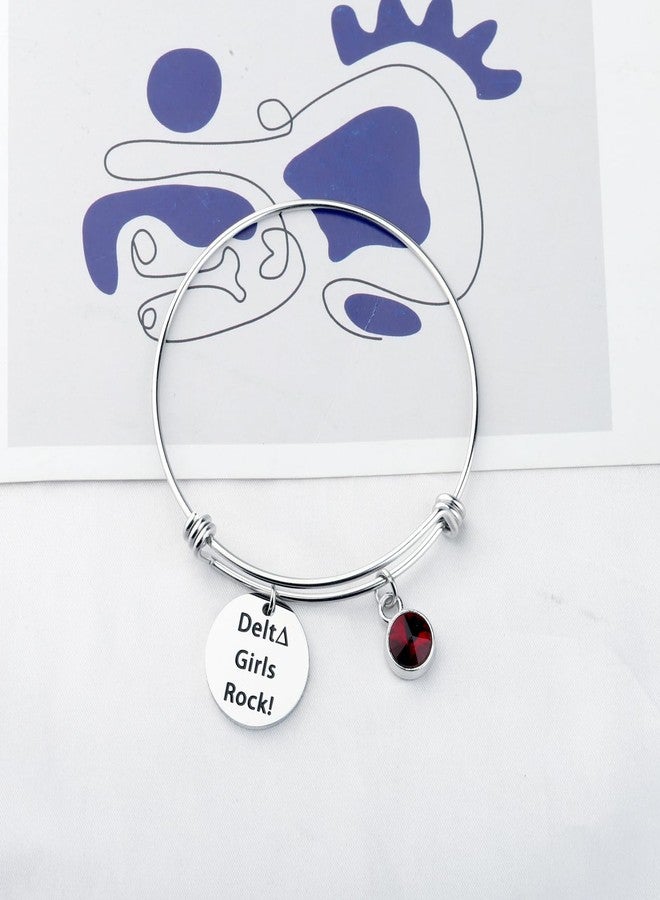 AKTAP D Bracelet DS Sorority Jewelry G Rock Greek Sorority Women Gift (D Bracelet) - Image 4