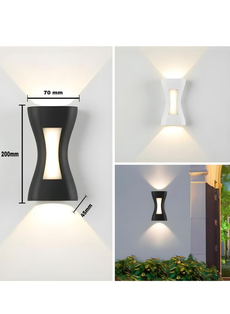 Next Life 2023 Modern Up and Down LED Wall Lamp 3000K Indoor Outdoor Wall Light Waterproof Wall sconce For Garden Lawn And Balcony Warmwhite - Image 2