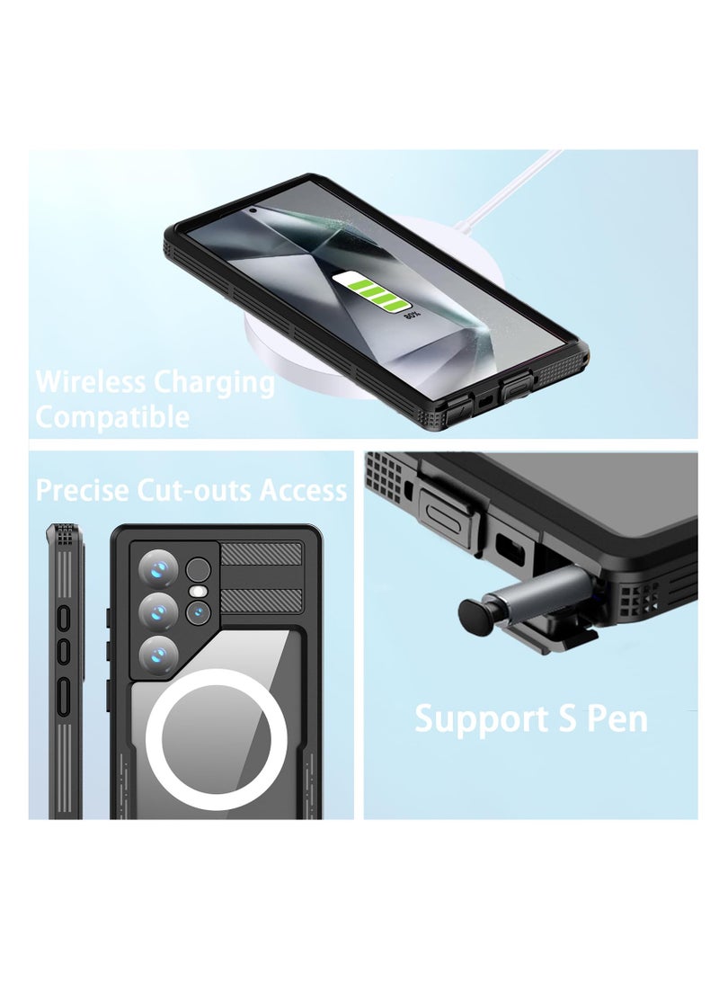 Barakah for Samsung Galaxy S24 Ultra Case, IP68 Waterproof Shockproof Dust-Proof Phone Case, with Built in Screen Protector 6.8 inch - Image 4