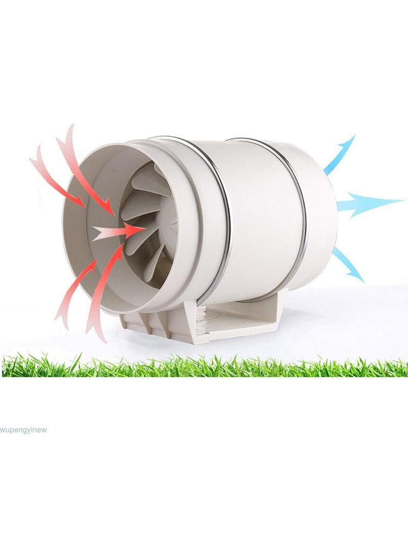 نوفيكس مروحة قناة هواء داخلية 4" – نوفكس NV-IC4 | مروحة عادم احترافية بتدفق مختلط حل تدفق هواء ممتاز للمنازل والمكاتب والمساحات التجارية - Image 5