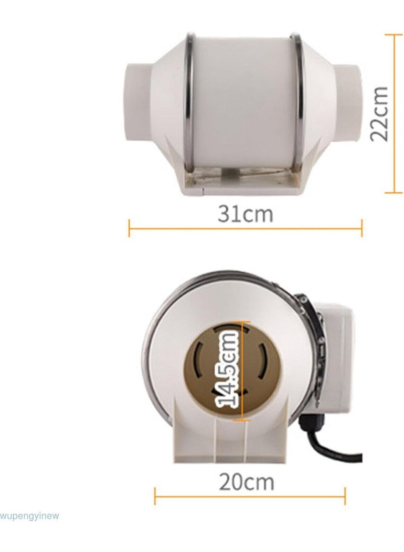 نوفيكس مروحة قناة هواء داخلية 4" – نوفكس NV-IC4 | مروحة عادم احترافية بتدفق مختلط حل تدفق هواء ممتاز للمنازل والمكاتب والمساحات التجارية - Image 3