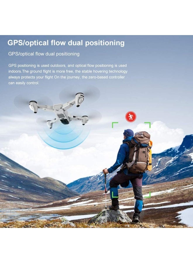 Generic GPS Drone with 4K Camera, 5G WiFi FPV Foldable RC Drone, Optical Flow Positioning RC Quadcopter with Headless Mode, Waypoint Flight, Follow Me,2 Batteries - Image 3
