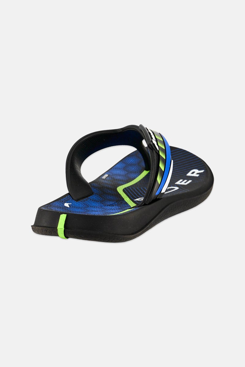 RIDER Kids Boy R Line II Slip On Slippers, Multicolor - Image 4