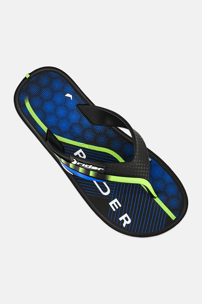RIDER Kids Boy R Line II Slip On Slippers, Multicolor - Image 2