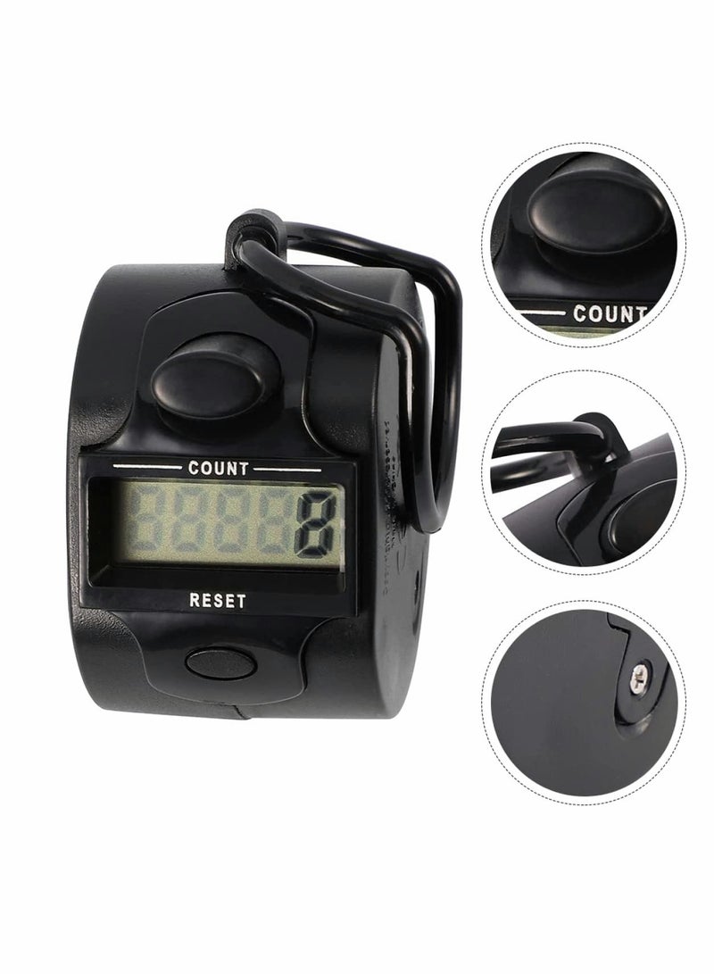 SYOSI Digital Counter Sport Electronic Tally Counters Mini LCD Digital Display Portable Manual Electronic Digital Counter 5 Digit Digital Display For Knitting Crochet Coaching Lap Golf Cargo Points  - Image 4