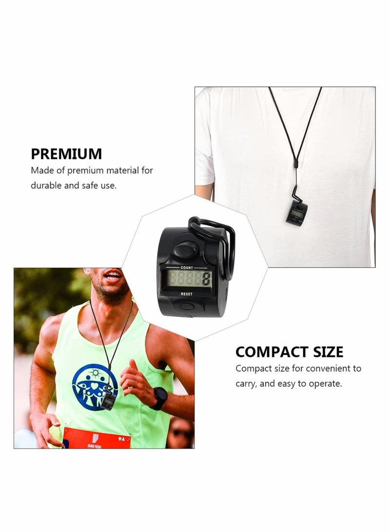 SYOSI Digital Counter Sport Electronic Tally Counters Mini LCD Digital Display Portable Manual Electronic Digital Counter 5 Digit Digital Display For Knitting Crochet Coaching Lap Golf Cargo Points  - Image 5