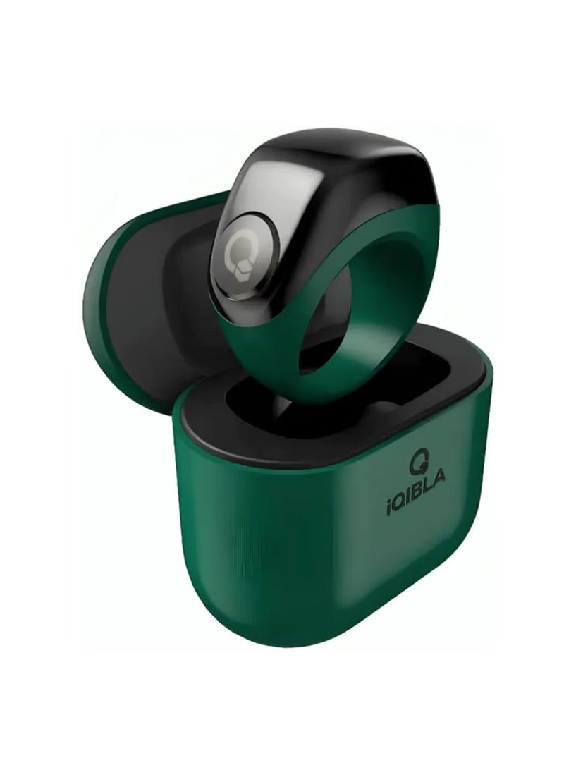 iQIBLA Waterproof Smart Tasbeeh Ring 18mm 20mm 22mm with Vibrating Reminder Tasbeeh Counter, Bluetooth Connection, 5 Daily Prayer Reminders, Long Lasting Battery and Charging Case - Image 1