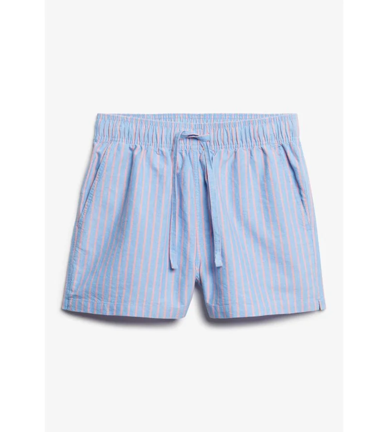سوبر دراي Organic Cotton Stripe Elasticated Shorts