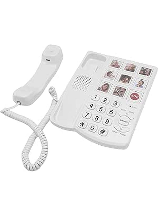 Big Button Phone for Elderly with One Touch Dialing Adjustable Volume and LED Caller Indicator - Image 1