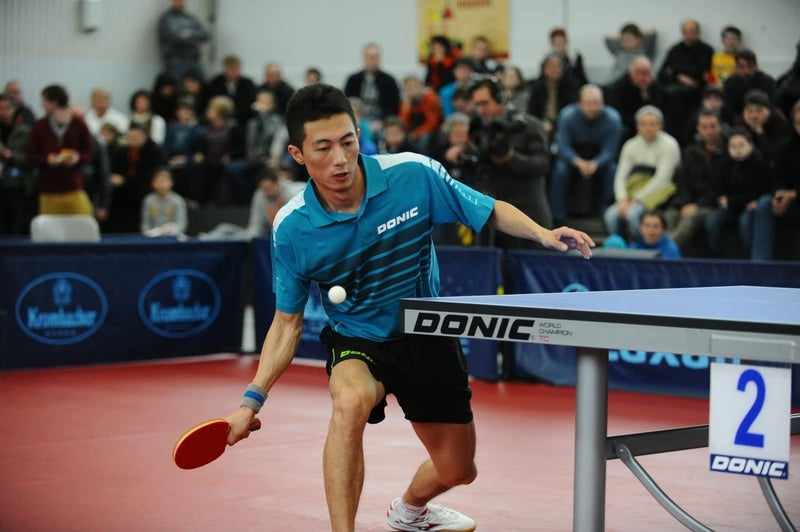 DONIC Top Team 500 Player Set All-Rounder Table Tennis Racket/Bat, Colour - Yellow/Black, Weight - 87 grams - Image 2
